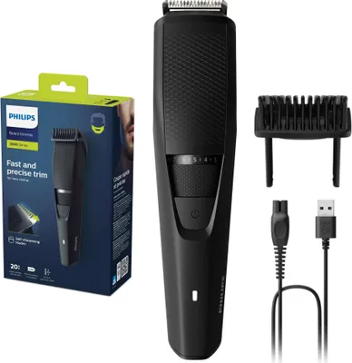 Zdjęcie produktu dla Philips BEARDTRIMMER Series 3000 BT3234/15, Bateria, Czarny