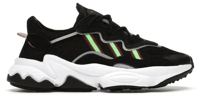 Produktbild von adidas Ozweego Core Black Solar Green (GS) - EU 38 2/3