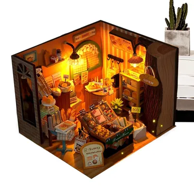 Image de Kit de construction de maison miniature pour maquettes et dioramas