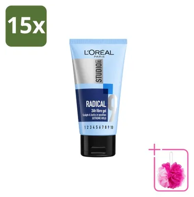 Produktbild von 15 x L'Oréal Paris Studio Line Radical 24H Gel Super Strong 150 ml - Sparpackung - 15 Stücke