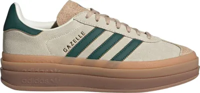 A studio shot of a single Adidas Gazelle Bold sneaker.