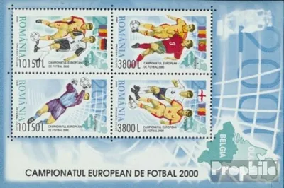 Produktbild von Briefmarken Rumänien 2000 Mi Block313 (kompl.Ausg.) postfrisch Fußball EM 2000