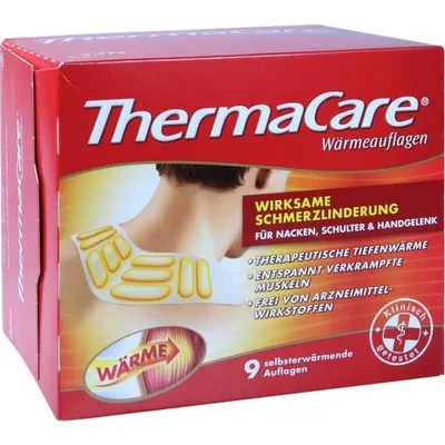 Immagine prodotto di Cuscinetti THERMACARE per collo/spalla per alleviare il dolore, 9 pezzi