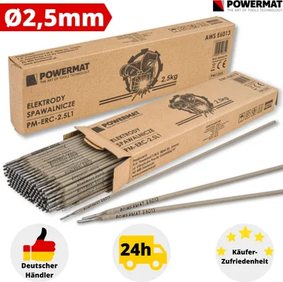 Produktbild von Elektroden Universal Schweißelektroden 2,5x300mm Stabelektrode Rutile E6013 2,5kg