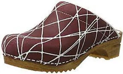 Produktbild von Sanita Arla Open Printed Suede Bordeaux Größe EU 37
