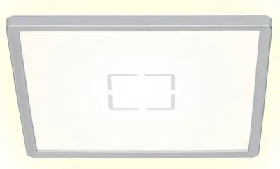 Produktbild von LED Deckenleuchte ultraflach Hintergrundbeleuchtung 18W silber  Briloner