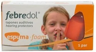 Produktbild von Febredol Schaumstoff-Ohrstöpsel 2 Einheiten Febred