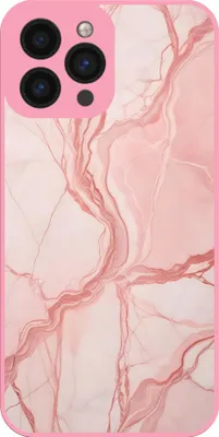 Productafbeelding van Smartphonica telefoonhoesje, geschikt voor iPhone 12 Pro Max, met roze marmerprint - TPU hoesje, roze marmerdesign - roze