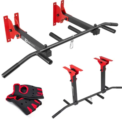 Obrázok produktu pre Hop-sport Univerzálna hrazda HS-2006K s rukavicami