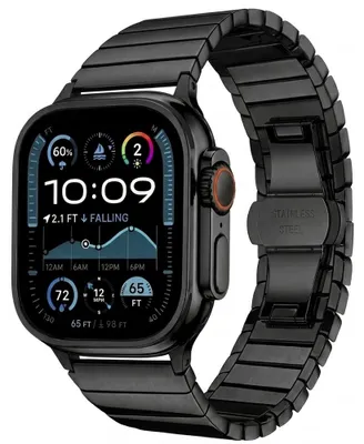 Zdjęcie produktu dla Techsuit (W012) pasek do Apple Watch 1-10 SE SE 2 (38/40/41/42 mm) - czarny