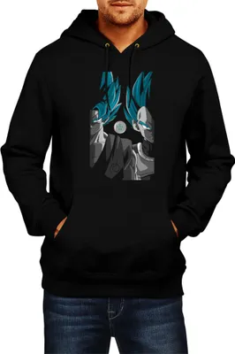 Immagine prodotto di Felpa con cappuccio da uomo Dragon Anime Manga Ball Z Goku 0027, Man M , Noir