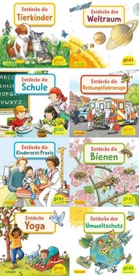 Produktbild von Pixi-Box 291: Entdecke deine Welt 4 (8x8 Exemplare)