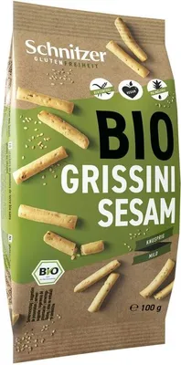 Produktbild von Schnitzer Grissini Sesam - - 100g x 8 - 8er Pack VPE