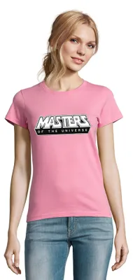 Produktbild von MOTU Damen T Shirt Retro Logo Print Rundhals Baumwolle