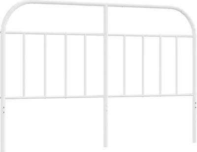 Produktbild von vidaXL Ersatz-Kopfteil Metall Weiß 135 cm