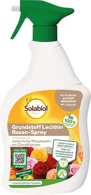 Produktbild von Grundstoff Lecithin Solabiol Rosen-Spray Pflanzenstärkung Spray 1 l anwendungsfertiges Pumpspray natürliche Pilzabwehr,