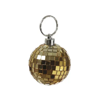 Spiegelkugel 5cm gelb- Discokugel Echtglas zur Dekoration