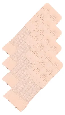 4 elastische BH-Verlängerung 30 mm 2 Reihen BH Zubehör Unterwäsche Dessous Farbwahl puderrosa