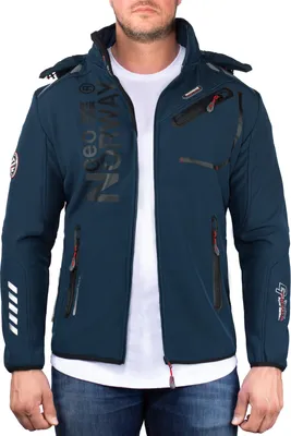 Produktbild von Geo Norway Herren Regular Fit Softshelljacke  royaute Black S