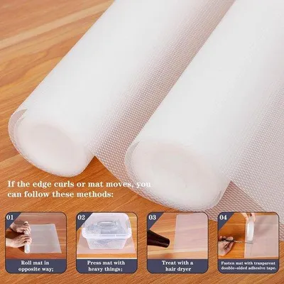 Produktbild von Famanu Plankbeläge 50cmx600cm - Transparente Antirutschmatte aus EVA