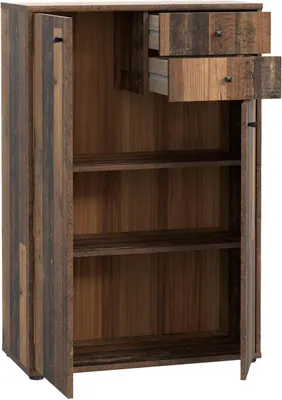 Zdjęcie produktu dla Kommode >Tembi< in Old Wood Vintage - 73,7x111,1x34,8cm (BxHxT)