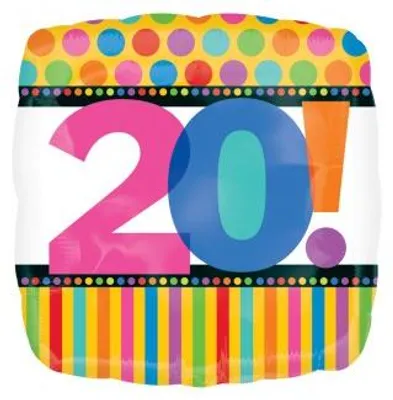Produktbild von Folienballon "Dots & Stripes" 20