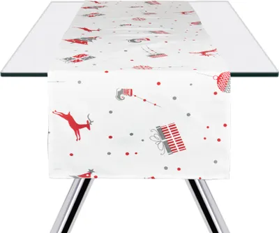 Immagine prodotto di Excelsa Runner da tavola Merry Christmas in cotone 140Xh0,1X45 Cm colorato