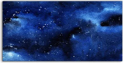 Produktbild von Coloray Glasbild 140x70  Wandbild Glasbilder Ein klastischer Sternenhimmel Wolken