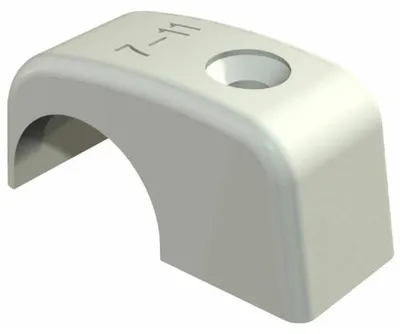 Immagine prodotto di 100 pezzi OBO Clip per chiodi ISO senza chiodo, tipo 4028, 16 - 20 mm, grigio chiaro 2215209