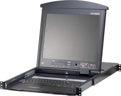 Zdjęcie produktu dla ATEN KL1508AM, 1600 x 1200 px, Czarny
