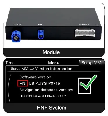 Productafbeelding van Interface-adapter, draadloze CarPlay-ondersteuning, compatibiliteit met Android Auto, HN+