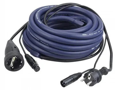 Productafbeelding van FP05 - Schuko/XLR M - Schuko/XLR V - DMX / Stroom - 20 meter