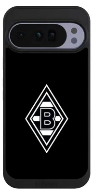 Produktbild von NIVOCASE Handyhülle für Google Pixel 10 Pro XL Hülle NIVOpure Case Schwarz Borussia Mönchengladbach Gladbach Wappen
