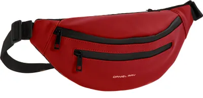 Produktbild von Daniel Ray Gürteltasche Bauchtasche Mobiele Polyurethanin matter Optik - Hüfttasche mit verstellbarem Bund in China Red