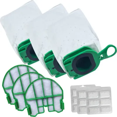 Produktbild von 15 Staubsaugerbeutel 3 Filter 3 Duftblock geeignet für Kobold VB100 VB 100