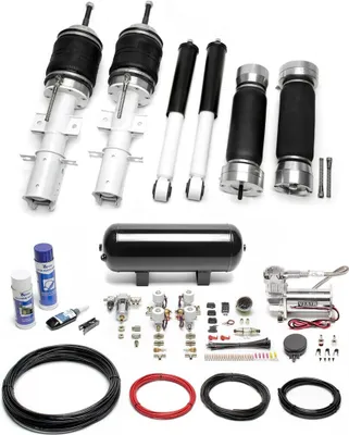 Zdjęcie produktu dla Zawieszenie pneumatyczne TA Technix + kompresor w kolorze czarnym do Volvo C70 I S70 V70 I 850