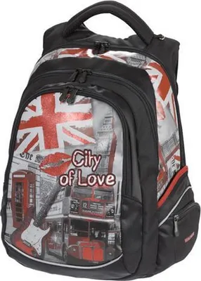 Produktbild von Walker rucksack City of Love 32 x 44 x 24 cm Polyester schwarz 34 L