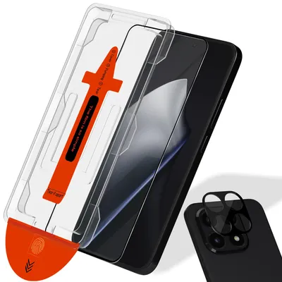 Produktbild von 1-Pack Xiaomi 15T Pro Displayschutzfolie & 1-Pack Kameraschutz - Gehärtetes Glas | [Automatische Installation] - Blasenfrei