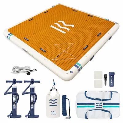 Image de Plateforme Gonflable Antidérapante 6 Personnes, Jusqu'à 500 kg, 3,05 m