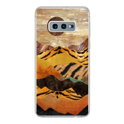 Produktbild von MuchoWow® Handyhülle Schutzhülle Hülle für Samsung Galaxy S10e Tigerdruck - Marmor - Gold Silikon Softcase Handy Hülle - Handy