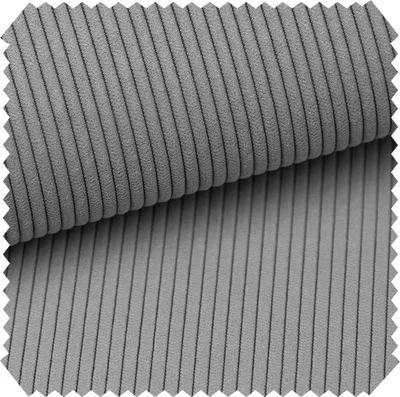 Produktbild von novely® ONTRE - Samtiger Polsterstoff in Feincord-Optik - Robuster Möbelstoff - Pflegeleichte Meterware 1 lfm - Farbe: 15 Betongrau