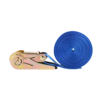 Produktbild von Spannriemen – Zurrgurte – Ratschenspanngurte aus einem Stück – 6 m x 25 mm – Blau – 10 Stück – Starke Befestigung für sicheren Transport