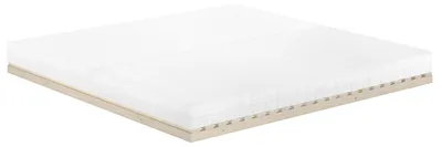 Produktbild von Niederflurbett metallfrei 200x200 Futon metallfreier Lattenrost, Fichte unbehandelt V-60.97-20mit Matratze