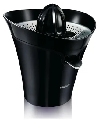 Produktbild von Philips Viva Collection elektrische Zitruspresse für Saft mit und ohne Fruchtfleisch, 85W, Schwarz (HR2752/90)