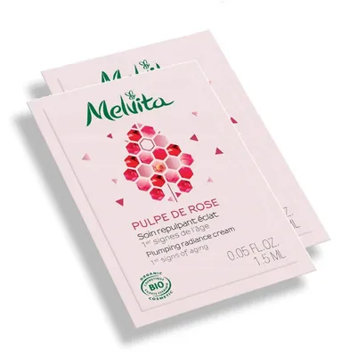 Produktbild von Melvita Pulpe De Rose Bio Anti-Aging Tag & Nacht Sahne Für Gesicht & Hals 1.5 ml *Muster