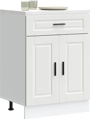 Produktbild von "im Angebot" Küchenunterschrank Porto Weiß Holzwerkstoff - Küchenschränke CC23979