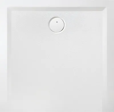 Produktbild von Mineralguss-Duschwanne Muna S mit Antirutsch 700 x 700 x 30 mm wei