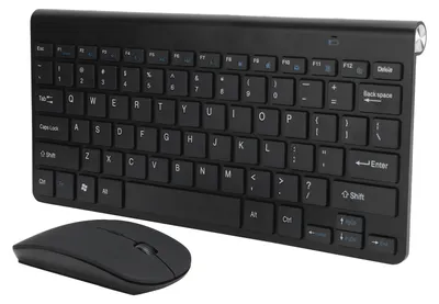 Image de Ensemble clavier et souris sans fil 2,4 GHz : clavier de bureau pour ordinateur, idéal pour le bureau ou la maison