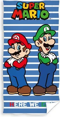 Produktbild von Super Mario Badetuch 70 x 140 cm