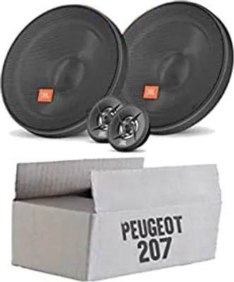 Produktbild von Lautsprecher Boxen JBL 16,5cm System Auto Einbausatz - Einbauset passend für Peugeot 207 - justSOUND